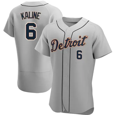 Al Kaline Men's Authentic Detroit Tigers Gray Road Jersey