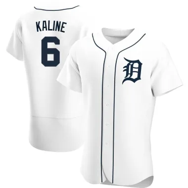 Al Kaline Men's Authentic Detroit Tigers White Home Jersey