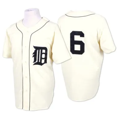 Al Kaline Men's Authentic Detroit Tigers White Throwback Jersey