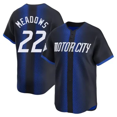 Parker Meadows Youth Limited Detroit Tigers Blue 2024 City Connect Jersey